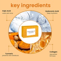 Savon à l'acide kojique pour éclaircir le visage et le corps, et savon éclaircissant à l'acide kojique pour les phalanges foncées
