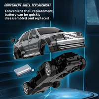 Nouvelle Voiture de Drift Électrique à Quatre Roues Motrices à l'Échelle 1:43 avec Gyroscope, Jouet Modèle pour Enfants, Cadeau, Utilisation Intérieure
