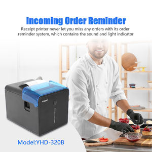เครื่องพิมพ์ใบเสร็จแบบใช้ความร้อน80มม. YHD-320B เครื่องพิมพ์ใบเสร็จแบบ POS ได้เร็วขนาด260มิลลิเมตร/วินาที - Product Image 5