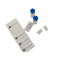 XGSun RFID Pasif UHF ISO/IEC 18000-6C (EPC Gen2) 128-bit Mini Etiket Yazdırılabilir Tıbbi Hastane Laboratuvar Test Tüpü Cam Şişe