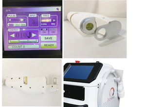 Machine professionnelle d'épilation au <span class=keywords><strong>laser</strong></span> à fibre 1064 nm pour peaux foncées/noires, usage commercial, avec technologie de refroidissement par glace - Product Image 2