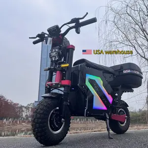 EE. UU. Stock impermeable E Scooters potente adulto envío gratis Off Road 72 voltios 10000W Scooter eléctrico con neumático grueso para la entrega