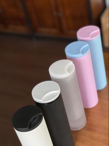 <span class=keywords><strong>2022</strong></span> amérique marché nouveauté maigre réutilisable 16oz gobelet droit Double paroi acrylique tasse avec couvercle pivotant - Product Image 2