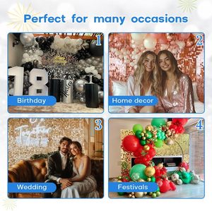 Wholesale Party Backdrop Decoration Wall Wedding Decor Sequin <b>Glitter</b> Rain Curtain Rectangle Aluminum Foil Fringe New Year - Product Image 5