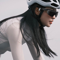 Lunettes de soleil unisexes légères TFB New Trend avec casque intelligent intégré, protection UV400, monture intégrale pour le sport et le cyclisme