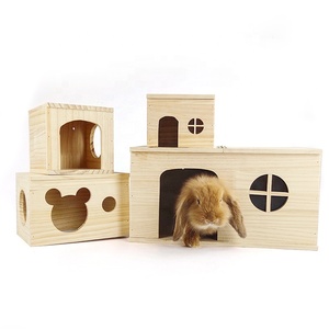 <span class=keywords><strong>Maison</strong></span> en <span class=keywords><strong>bois</strong></span> pour animaux de compagnie, lapin, hamster, <span class=keywords><strong>maison</strong></span> avec fenêtre, cages pour petits animaux, <span class=keywords><strong>chinchilla</strong></span> et cochon d'inde - Product Image 6