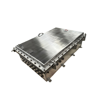 Boîte de jonction antidéflagrante en acier inoxydable SS316L série LD-FBJX (Ex d IIC/DIP) IP66 115x75x55mm Surface polie/peinte