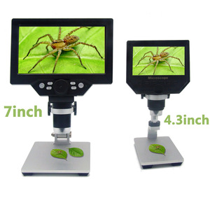 <span class=keywords><strong>Microscope</strong></span> de réparation des pcb 1 — 1200x, vidéo électronique 12mp 7 pouces HD LCD, loupe, <span class=keywords><strong>Microscope</strong></span> en alliage - Product Image 4