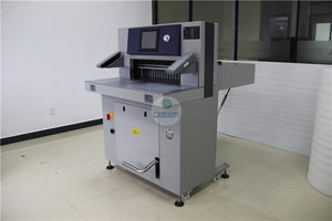 Máy cắt giấy thủy lực kép công nghiệp 6810 680mm A1 điều khiển chương trình lớn nhiệm vụ nặng nề có lõi động cơ Omron cho A3 rộng - Product Image 4