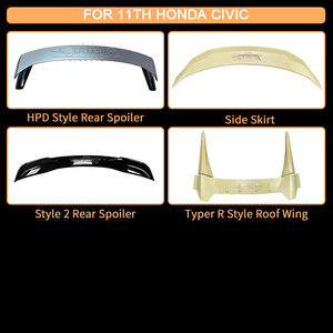 2023 nuovi accessori Auto rilasciati ABS in fibra di carbonio tipo R Style posteriore tronco Spoiler ala per Honda <span class=keywords><strong>Civic</strong></span> Hatchback 11th Gen <span class=keywords><strong>2022</strong></span> - Product Image 4