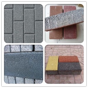 Pavé de briques de Patio à emboîtement autoclavé briques <span class=keywords><strong>d</strong></span>'argile céramique minces paysage perméable solide matériau de brique de béton naturel - Product Image 3
