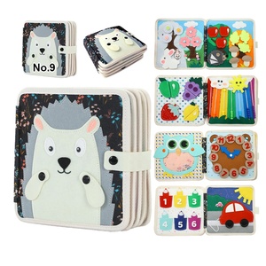 Bán chạy nhất trong kho Montessori cảm thấy động vật yên tĩnh cuốn sách vải mềm trẻ mới biết đi cảm thấy cuốn sách bận rộn trẻ mới biết đi cảm thấy bận rộn Hội Đồng Quản trị kỹ năng cơ bản - Product Image 6