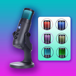JD-950 USB Studio Chuyên Nghiệp Microphone RGB Ánh Sáng Condenser PC Máy Tính Mic Đứng Cho Chơi Game Video Live Streaming Ghi Âm - Product Image 1