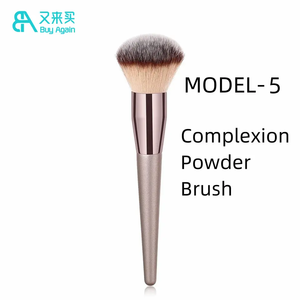 Großhandel hochwertige vegane einzelne Make-up Pinsel Private Label Highlight Kontur Concealer Rouge Puder pinsel für Make-up - Product Image 6