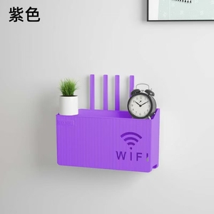 Étagère murale en plastique PP pour rangement, support de câbles et d'alimentation, organisateur pour salon, salle de bain, usage domestique - Product Image 5