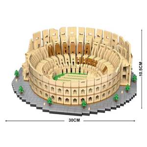 Blocs de construction d'architecture italienne emblématique - Collection de modè<span class=keywords><strong>les</strong></span> iconiques pour adultes - Colisée et Tour inclinée de Pise - Product Image 6