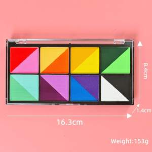 Safe Natural Plant-Based Kids Face Paint Kit Paint Palette Water Soluble Customized Colors UV Protection Birthday Carnival - Product Image 5
