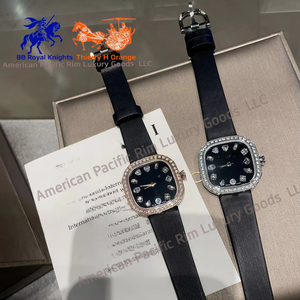 Reloj de Lujo con Diamantes Cuadrados para Mujer, Caja de Acero Inoxidable, Correa de Cuero, Reloj de Pulsera Elegante para Uso Diario y Fiestas - Product Image 3