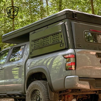 Tente de toit rigide pour pick-up 4x4 tout-terrain Huntoo, en aluminium renforcé, imperméable, légère, 6,5 pieds, pour différents modèles