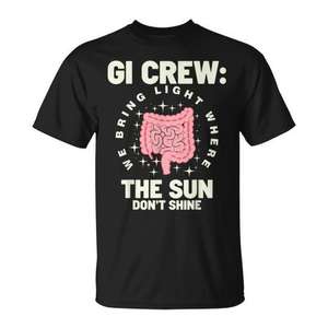 T-shirt de gastro-entérologie Gi Crew, infirmière d'endoscopie, gastro-entérologue, humorisme médical - Product Image 1