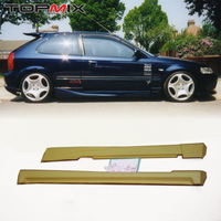Kit carrosserie complet pour Honda Civic EK 1995-1998, style M, pare-chocs avant, jupes latérales, pare-chocs arrière, aileron de toit, pièces automobiles