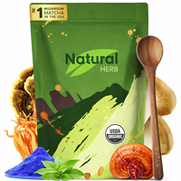 Mélange de poudre de matcha biologique premium aux champignons fonctionnels pour boissons - Thé en vrac en sachet, nouveau, 100% pur et fait main