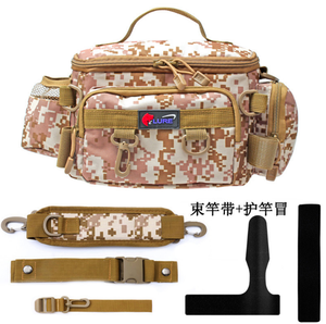 DFB0827 Sacs de taille et sacs à bandoulière tactiques 2-en-1 pour le sport, le camping, la pêche, avec sangles détachables - Product Image 1