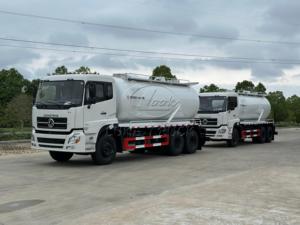รถดูดสิ่งปฏิกูล 3 เพลา 10 ล้อ ยี่ห้อ Dongfeng KL ความจุ 20 ลูกบาศก์เมตร เครื่องยนต์คัมมินส์ ปั๊มสุญญากาศแบบวงแหวนน้ำ ส่งออกเป็นชุด - Product Image 5