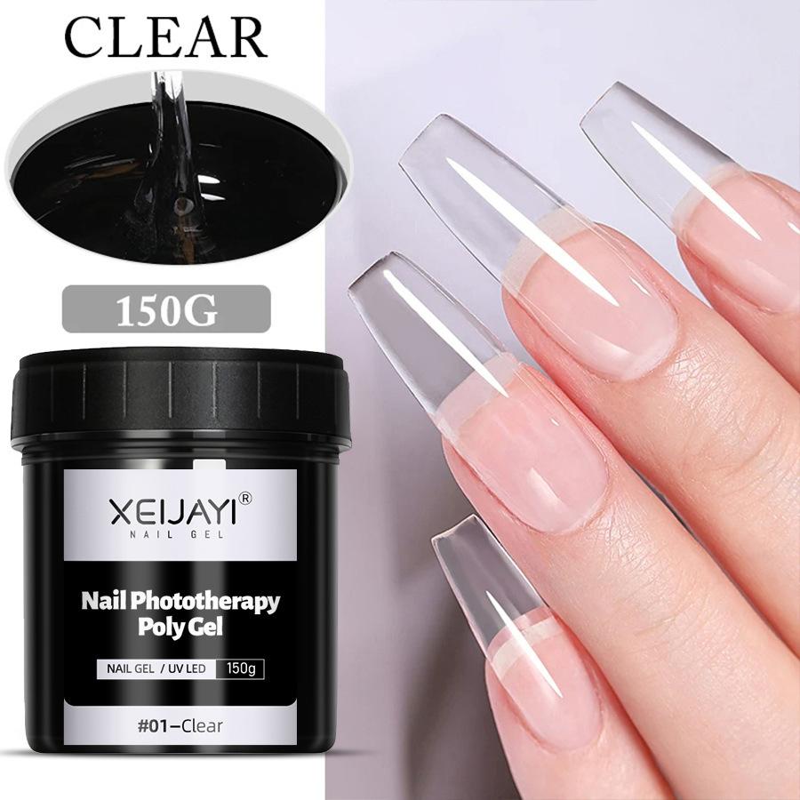 150g#01-Gel de extensión transparente