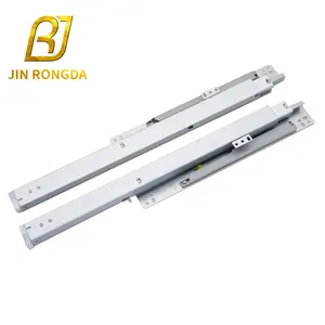 Jinrongda Cierre automático Undermount Eléctrico Plástico Hardware Deslizante Cocina Camión Bajo Montaje Cajón Diapositivas