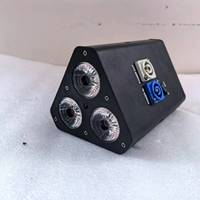 Projecteur PAR LED sans fil 3*12W 6-en-1 à batterie, 6000K, DMX512/Contrôle Automatique/Vocal, IP20, pour Éclairage Scène et Discothèque - Vente Directe Usine