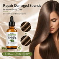 Huile capillaire au romarin en gros : nourrit les racines, réduit la chute des cheveux, répare les pointes fourchues, améliore les cheveux secs et crépus, soin du cuir chevelu