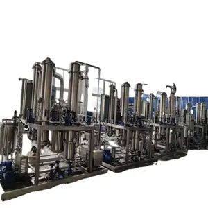 Shanghai manufacturer hemp oil extraction ethanol recovery machine falling film evaporator