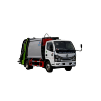 Camion à ordures à compression hydraulique Dongfeng Duolika 6cbm |   Châssis 4x2 |   Véhicule efficace pour la gestion des déchets