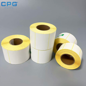 Linerless Label Eco Friendly 40x30mm Thermal Roll Sticker for Delivery Note Shipping Manifest - Product Image 1