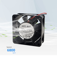 NMB 2410ML-05W-B70 60*60*25mm 24VDC 4.56W 6800 tr/min 33.1CFM 0.19A roulement à billes onduleur armoire ventilateur de refroidissement axial