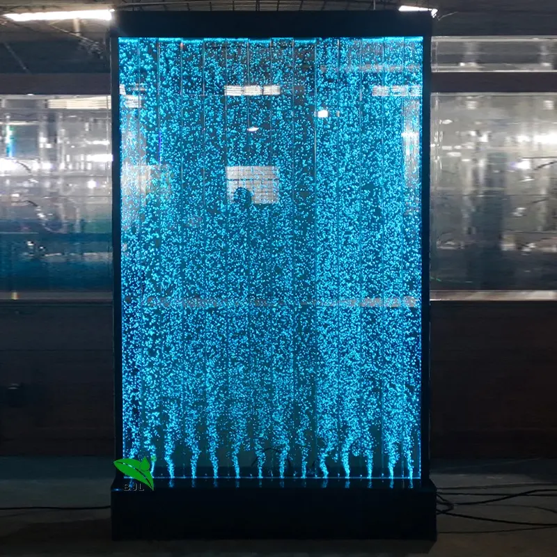 Lampu hias layar dinding gelembung air LED berubah warna sensorik