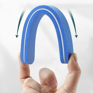 Lime à ongles et polissoir double face en éponge droite avec grain grossier et fin, outil de ponçage multi-facettes pour ongles - Product Image 5