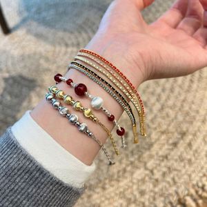 Dylam Unique Fine Jewelry 18K Gold Plated S925 Silver Woven Rope Women <b>Bangles</b> & <b>Bracelets</b> for Daily Dress-up - Product Image 4