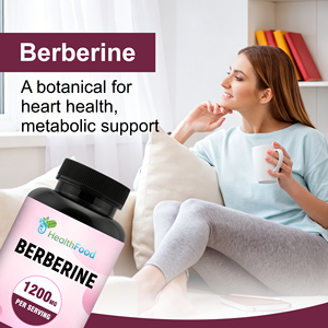 Custom Label Berberine Capsules with Hypromellose Support Weight Management and Immune Function with Dietary <b>Supplement</b> - Product Image 3