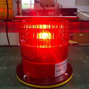 Luz de Advertencia Solar LED para Aeronaves, Baja Intensidad L810, Luz de Obstrucción para <span class=keywords><strong>Torre</strong></span> Grúa, Marcado Nocturno, Luz de Advertencia Solar - Product Image 1