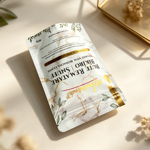 High Quality Custom Plastic Bags Resealable Aluminum Foil Smell Proof 50g Food Gummy Cookie Nuts Candy Herb Tea Stand up Pouch - Product Image 6