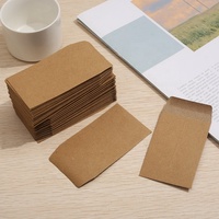 Emballage de qualité alimentaire Petits sachets Enveloppes pour graines Sac en papier brun Kraft Enveloppe pour pièces de monnaie pour les cadeaux de mariage