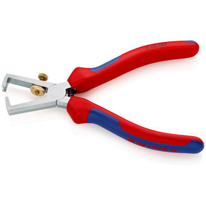 KNIPEX 11 05 160 SB Pince à dénuder isolée à ressort universelle avec poignées multi-composants chromées 160 mm - Product Image 2