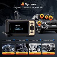 THINKCAR THINKSCAN 662 Escáner OBD2, Herramienta de Diagnóstico para Automóviles, Prueba Activa Bidireccional, Compatible con Motor, ABS, SRS, Transmisión 12
