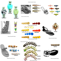 Diamant Chaussures Charmes Lacets Boucle Métal Brillant Strass Lacets Décorations Logo Personnalisé Chaussures Accessoires Clips Chaussures