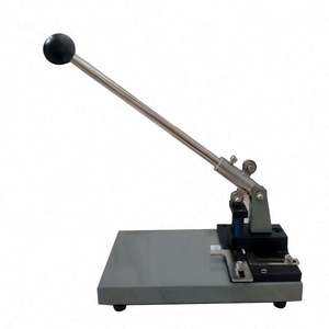 테박 헤비듀티 2-in-1 수동 PVC 홀 펀치 - 원형/평면 구멍용 휴대용 정밀 펀칭기 (PVC 및 금속판) - Product Image 1