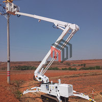 Nacelle élévatrice télescopique articulée 33FT 40FT 50FT pour la maintenance des bâtiments en Australie