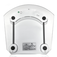 Balance personnelle RAF, bascule numérique de 180 kg avec écran LCD, corps en verre, pour salle de bain et usage domestique