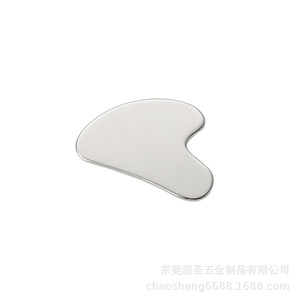 Luma Grado Medico Guasha raschiatura in acciaio inox strumento di terapia di massaggio mano mano Gua Sha Board con rullo di giada - Product Image 5